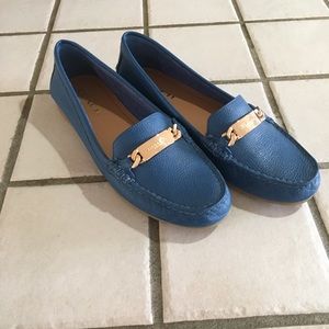 Blue Coach Flats / Loafers